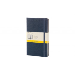 Блокнот Moleskine Classic  синий твердая обложка