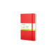 Блокнот Moleskine "Classic", Red, Эластичная застежка