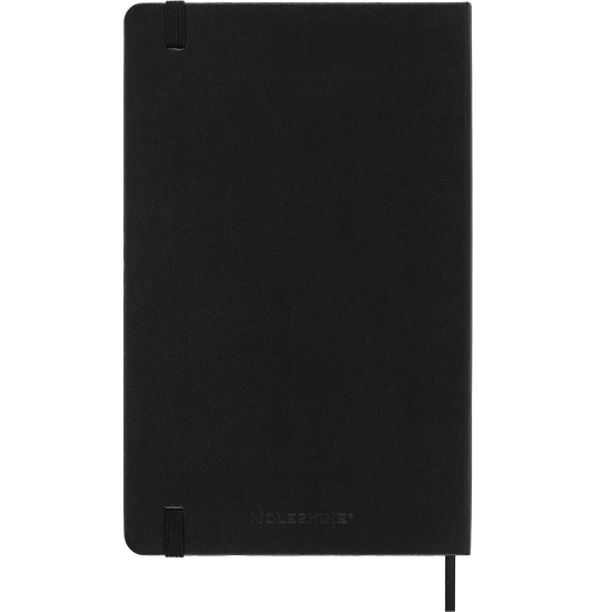 Ежедневник Moleskine 18мес 2025-26 черный твердая обложка