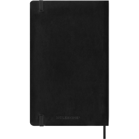 Ежедневник Moleskine 18 месяцев 2025/26 черный мягкая обложка