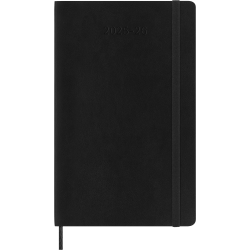 Ежедневник Moleskine 18 месяцев 2025/26 черный мягкая обложка