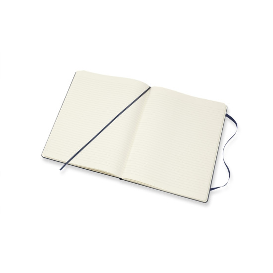 Блокнот Moleskine Классический Линованный Синий 19x25см