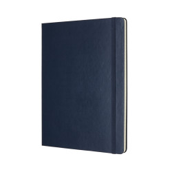 Блокнот Moleskine Классический Линованный Синий 19x25см