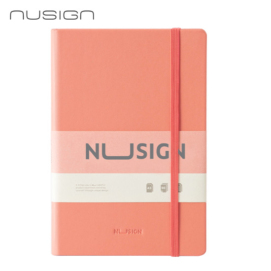 Блокнот Nusign Classic, Pink, с бумагой без просвечивания