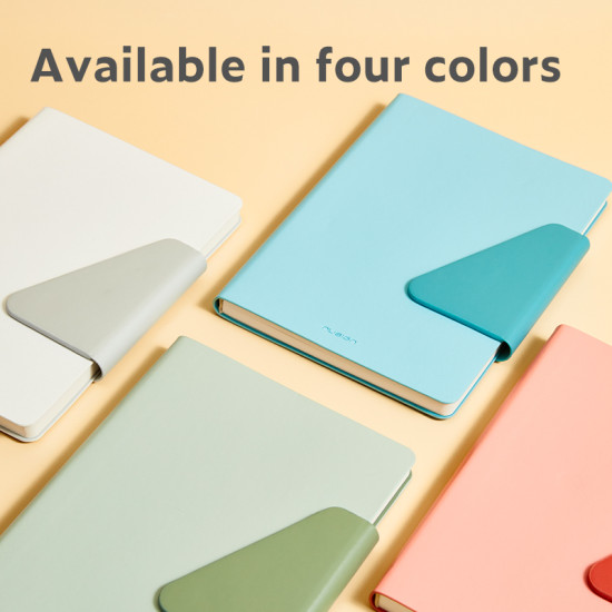 Блокнот Nusign ENS209, Pink, Кожаная обложка