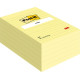 Līmlapiņas 3M Post-It 102x152mm, 100 lapiņas, līniju, dzeltenas