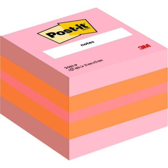 Заметки 3M Post-it Mini Розовые 400шт