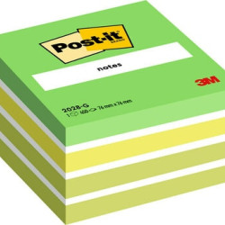 Līmlapiņu kubs POST-IT 76x76mm, 450 lapiņas, pasteļzaļš