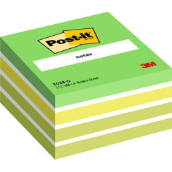Līmlapiņu kubs POST-IT 76x76mm, 450 lapiņas, pasteļzaļš