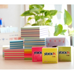 Клейкие листки Stick'N "21072", Pastel Yellow, Без остатка