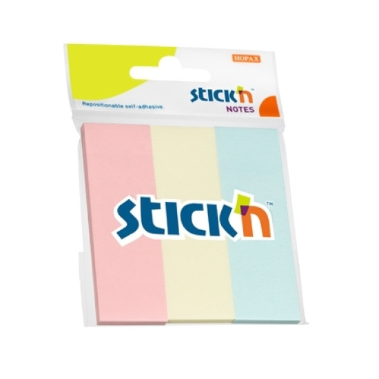 Стикеры Stick'N "21128", Pastel Assorted, С прочным клеем