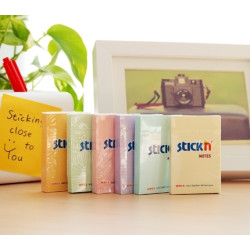 Клейкие листки Stick'N "21146", Mint Green, Без следов клея