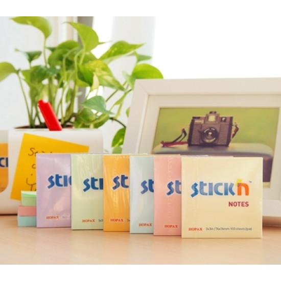 Стикеры Stick'N "21148", Pink, Сильная клейкость