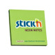 Липкие заметки Stick'N "21167", Neon Lime, Универсальное прилипание