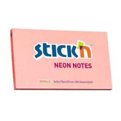 Стикеры Stick'N "21170", Neon Pink, Надежное Приклеивание