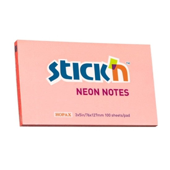 Стикеры Stick'N "21170", Neon Pink, Надежное Приклеивание
