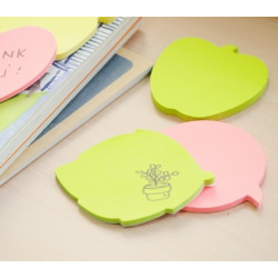 Стикеры Stick'N "21180", Neon Green, В форме листьев