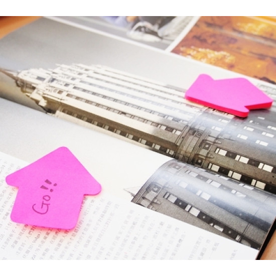 Стикеры Stick'N "21181", Neon Pink, Дизайн со стрелкой