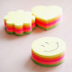 Стикеры Stick'N "21356 Neon Heart", Neon Assorted, Форма Сердца