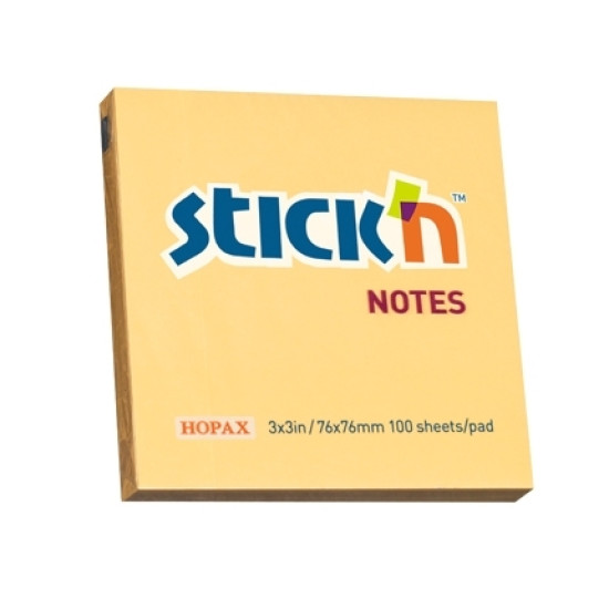 Стикеры Stick'N "21391", Orange, Strong Adhesive