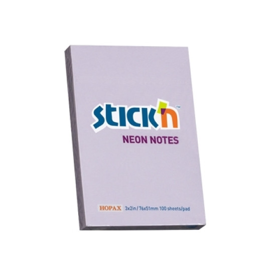 Стикеры Stick'N "21402", Pastel Purple, Усиленная клейкость