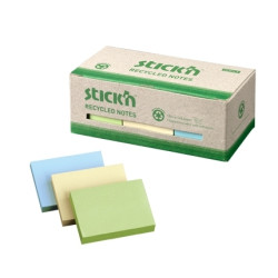 Līmlapiņas StickN 21407 Eco 38x51mm, 12x100 lapiņas, 3krāsu asorti
