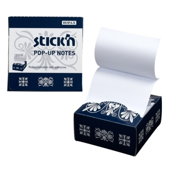 Клейкие листки StickN 21431 Два цвета 76x76мм 200л белые