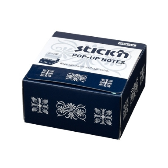 Клейкие листки StickN 21431 Два цвета 76x76мм 200л белые
