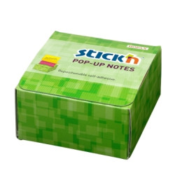 *Līmlapiņas StickN 21429 Z-veida, 76x76mm, 200 lapiņās, dzeltenas, sarkanas