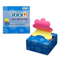 Клейкие заметки StickN "21430", Multicolor, Z-формат.