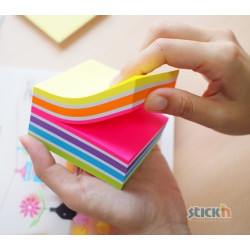 Стикеры StickN 21534 250шт зеленый куб