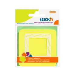 Стикеры StickN "21541", Yellow, Патентованная 360° адгезия