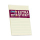 Клейкие листки Stick'N "21668", Yellow, Экстра-липкие