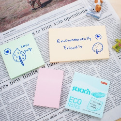 Стикеры StickN Eco Note Пастель 80% переработка