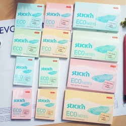 Стикеры StickN 21750 Eco Розовые 100шт