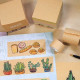 Kraft Cube,3x3´´,400sheets/cube,Kraft & Recycled Mixed