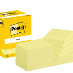 Līmlapiņas 3M Post-it 76x102mm, 12x100gab/iep., dzeltenas