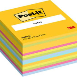 Līmlapiņu kubs 3M Post-it Ultra 76x76mm, 450 lapiņas, asorti