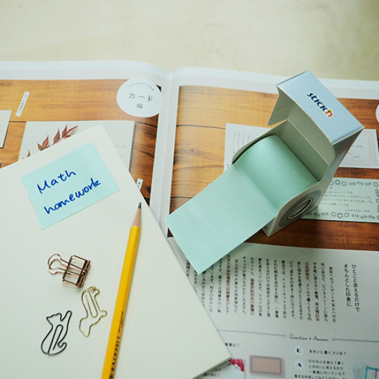 Самоклеящаяся бумага StickN "21902" в рулоне, Pastel Blue, Сверхлипкая