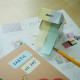 Клейкие рулоны StickN "21905", Pastel Yellow & Blue, Легкий отрыв