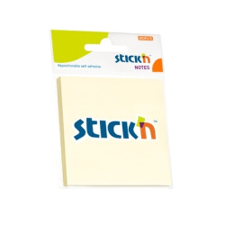 Стикеры Stick'N "21198", Pastel Yellow, Secure Adhesion