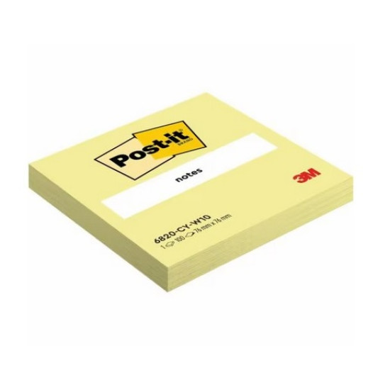Клейкие листочки Post-it "Notes", Canary Yellow, App-Enabled