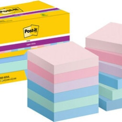 Līmlapiņas 3M Post-it Super Sticky 47.6x47.6mm, 12gab/iep., Soulful
