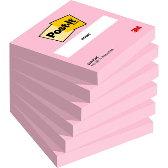 Līmlapiņas 3M Post-it 76x76mm, rozā