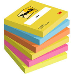 Līmlapiņas 3M Post-It 76mmx76mm, 6gab/iep., Energetic