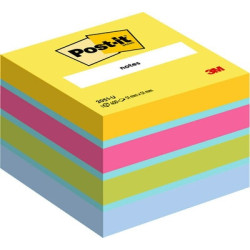 Кубики для заметок Post-it "Mini Cube", Multicolor, Чистое Удаление