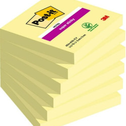 Līmlapiņas 3M Post-it Super Sticky 76x76mm, dzeltenas