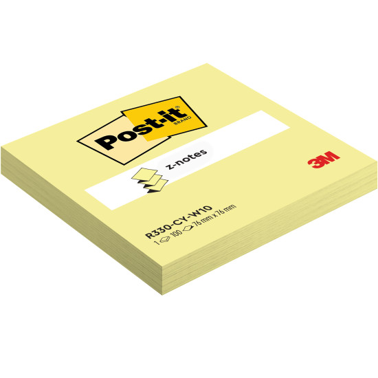 Клейкие заметки Post-it "R-330", Yellow, Всплывающие