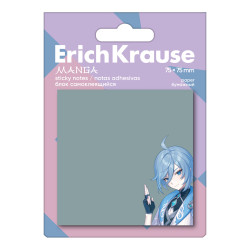 Līmlapiņas ErichKrause Manga, 75х75mm, 50lapiņas, zilas
