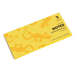 Elektrostatiskās lapiņas 7,7x16cm (100) NEON dzeltena krāsa